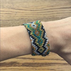 🐓 Boho beaded festival bracelet